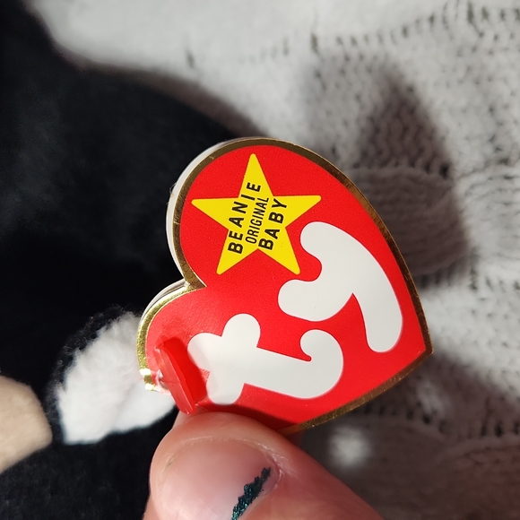 🕸Vintage Ty Beanie Baby Original Daisy The Cow P.V.C. Pellets 1993 - Picture 8 of 11